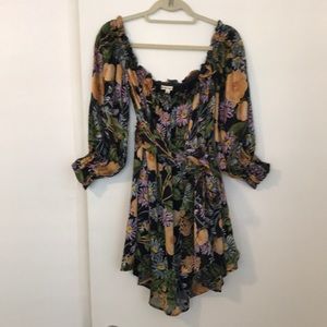 For Love and Lemons off shoulder dress S